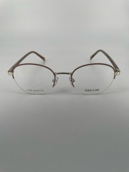 Dacchi D31696: Metal Round Eyeglass Frames (Unisex, Teen)