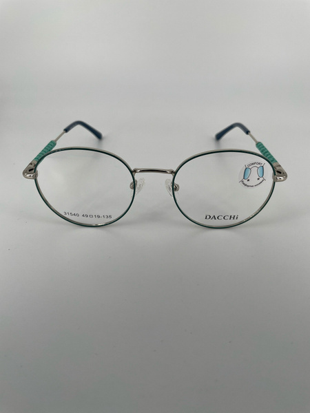 Dacchi D31540 Metal Round Eyeglass Frames (Unisex, Teen)