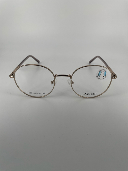 Dacchi D31535 Metal Round Eyeglass Frames (Men's & Women's)
