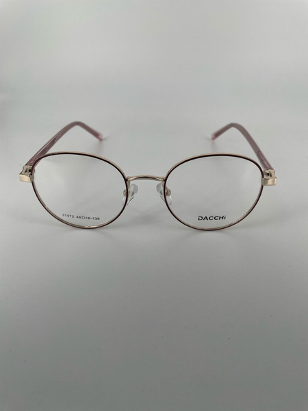 Dacchi D31472 Metal Round Eyeglass Frames (Unisex, Teen)