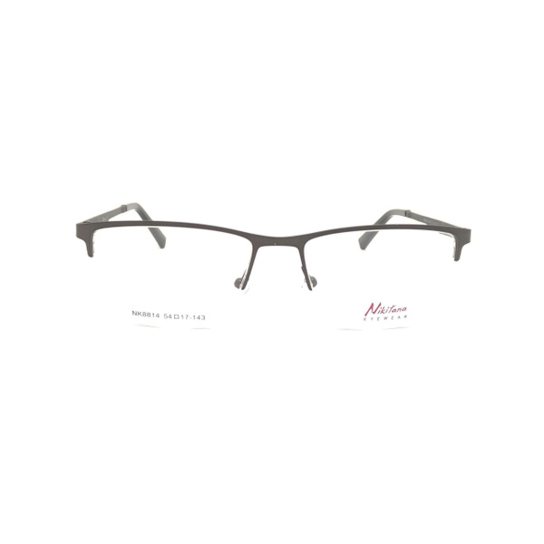 Men's Metal Half-Rim Eyeglass Frames