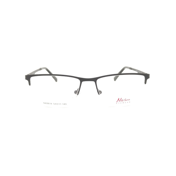Men's Metal Half-Rim Eyeglass Frames