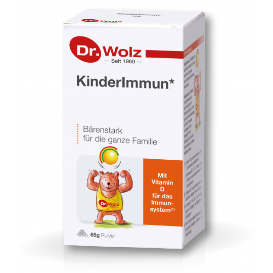 Dr. Wolz KinderImmun: 65g Powder for Kids' Immunity (with Measuring Spoon)