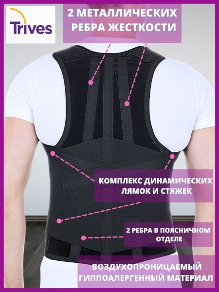 Posture Corrector with Strong Support - Trives T-1775/1