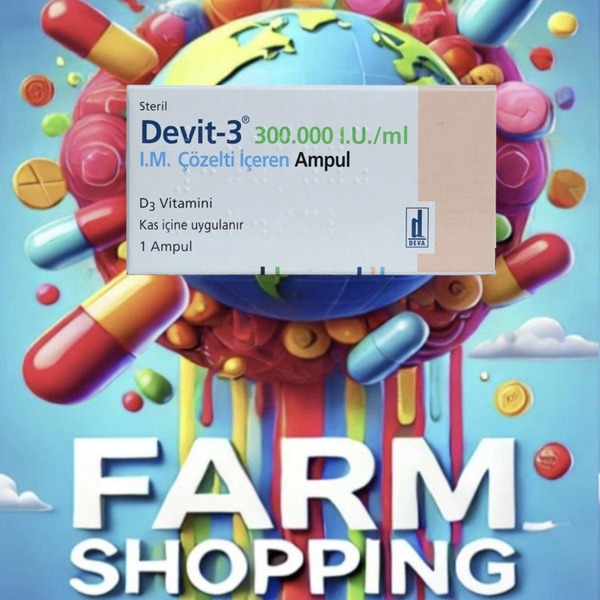 Devit D3 300,000 IU (5 Capsules) - Turkey