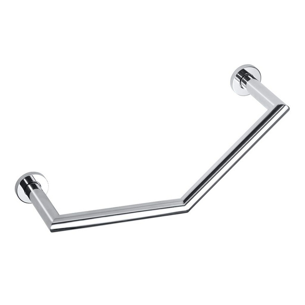 Curved Bathroom Grab Bar - Bemeta Omega 104307621 Chrome