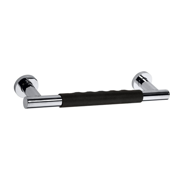 Chrome Grab Bar with Black Rubber - Bemeta Omega 104507661