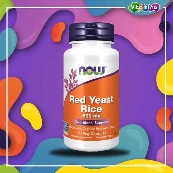 Red Yeast Rice 600mg, 60 Capsules
