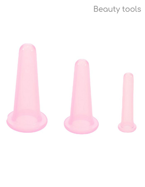 Silicone Face Cupping Set: 3 Sizes