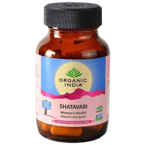 Shatavari for Women's Health: 60 Capsules (600mg) - Organic India