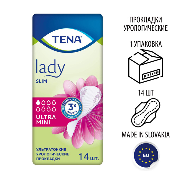 Tena Lady Ultra Mini Slim Urinary Pads (14 Count)