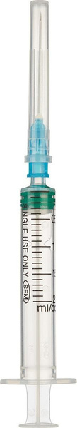 Sterile 2ml 23G 3-Part Syringes (10 Pack)
