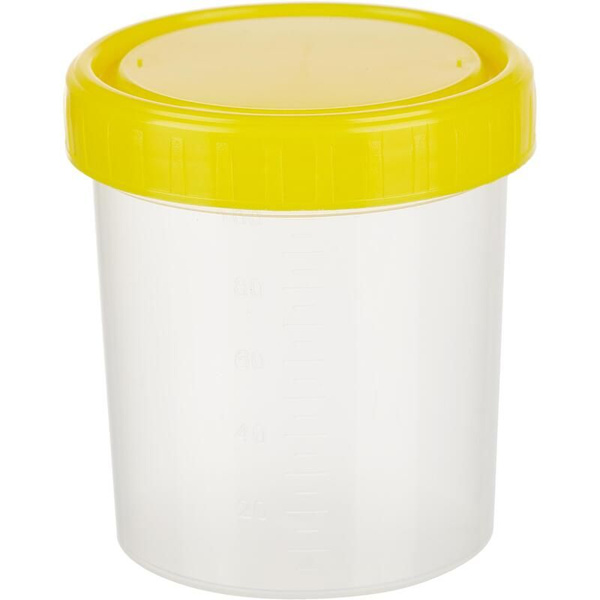 Non-Sterile Biomaterial Collection Container (100ml, 10 Pack)