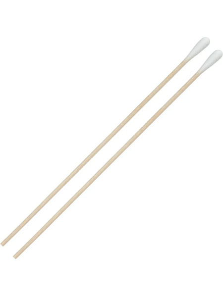 Sterile-Free Wooden/Cotton Swabs (150mm, 100 count)