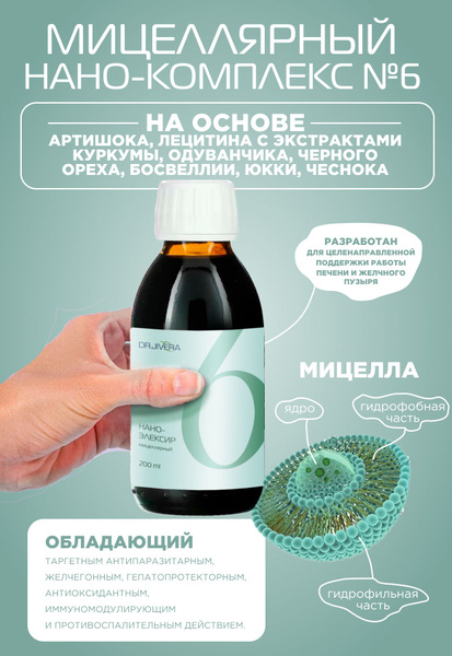 Liver & Gut Cleanse: Micellar Nano-Complex with Antioxidant & Anti-parasitic Action