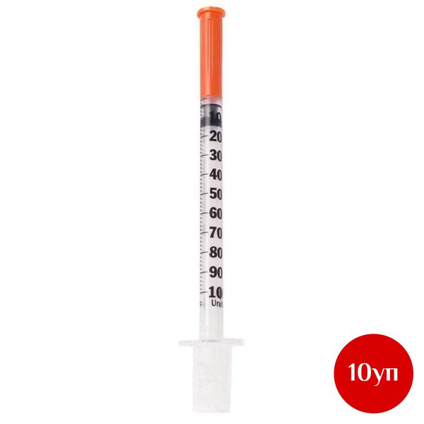 BD U-100 Insulin Syringes 0.3ml, 30G (8mm), 100 Syringes/Box