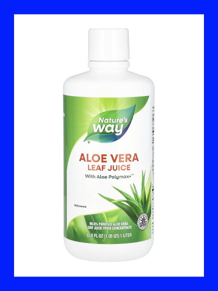 Aloe Vera Leaf Juice (Nature's Way) - 1 Liter Dietary Supplement
