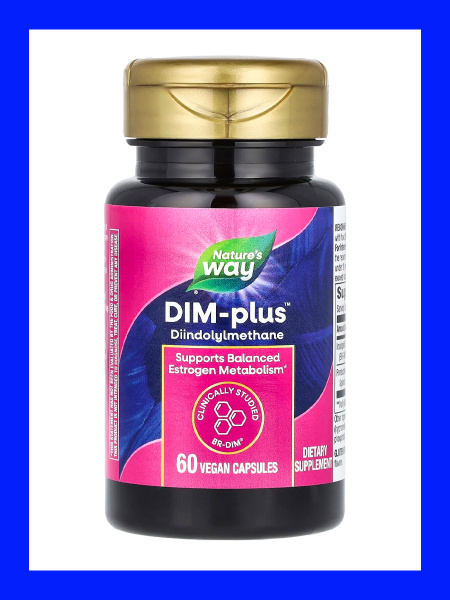 Nature's Way DIM-Plus 60 Capsules: Diindolylmethane Supplement
