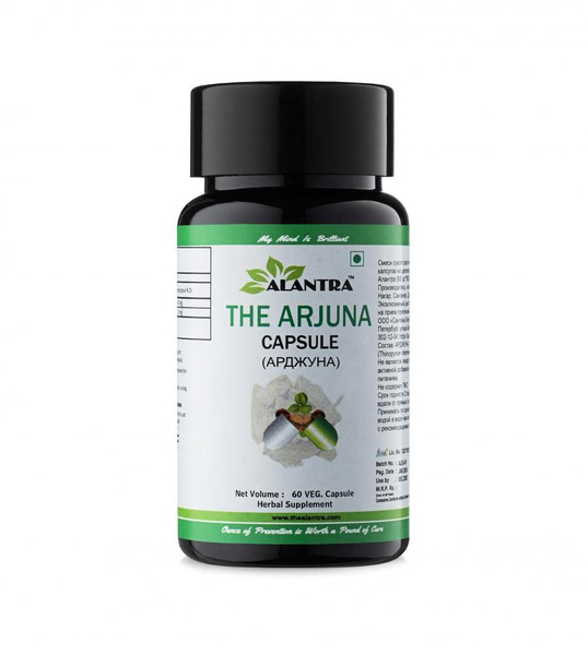 Arjuna Alantra Supplement: 60 Capsules, 500mg