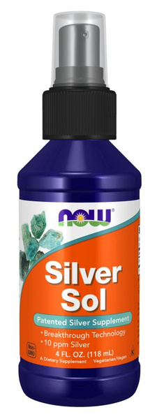 Silver Sol 10 ppm: Natural Immune Support for Sore Throat, Cold & Sinus Infections