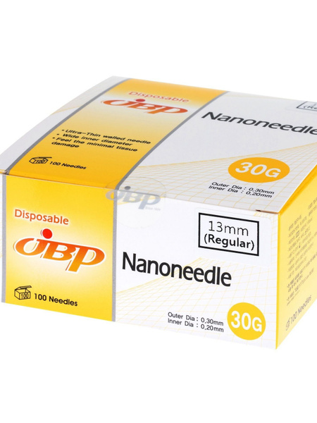Nanoneedle 30G Injection Needles (100 Count)