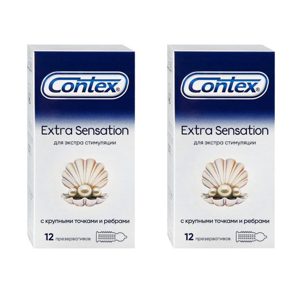 Contex Extra Sensation Condoms, 24 Count