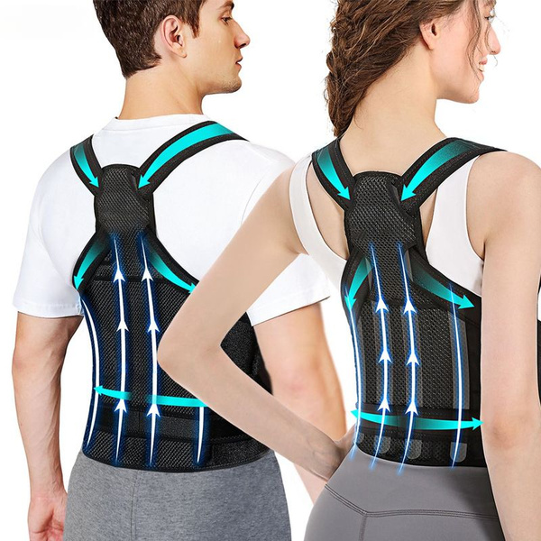 Adjustable Breathable Posture Corrector with Back Support