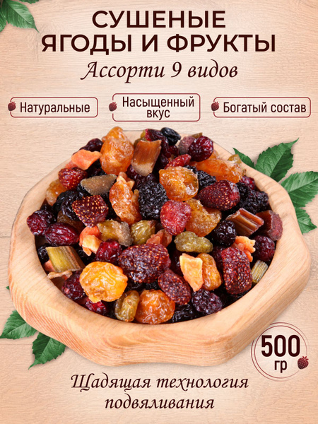 9-Fruit & Berry Candied Mix (500g)