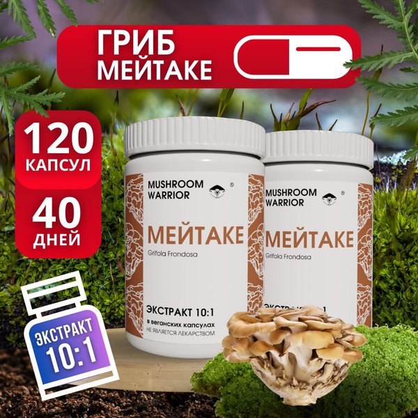 Maitake Extract 10:1 (120 Capsules) for Women's Health: Mushroom Warrior Supplement