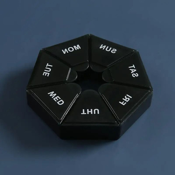 7-Day Pill Organizer: Portable Travel Pill Case & Tablet Holder