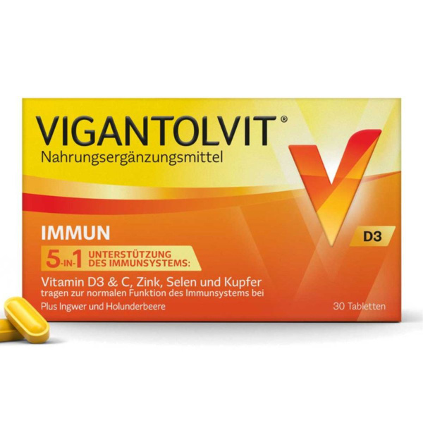 Vigantolvit Immun: 30 Tablets, German Immune Support