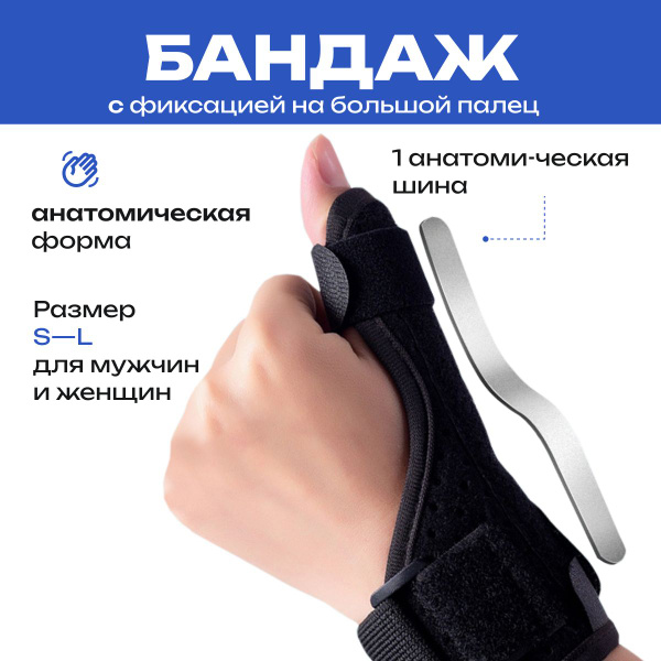 Wrist Brace with Thumb Support: Orthopedic Splint