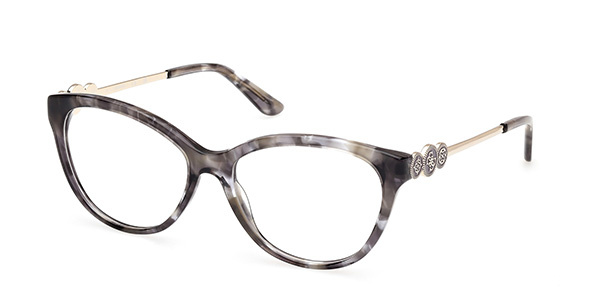 Guess GU50230 Cat Eye Sunglasses - Grey Plastic Frame