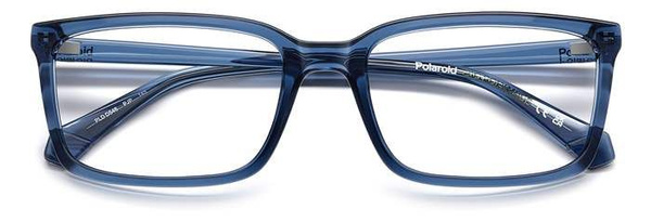 Polaroid PLD D546 PJP Blue Rectangular Men's Sunglasses