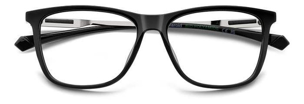 Polaroid PLD D549/G807 Men's Black Rectangular Sunglasses