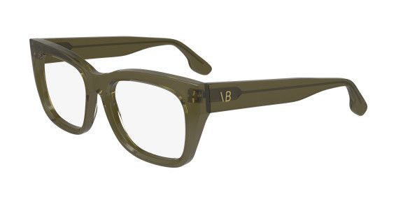 Victoria Beckham VB2660 Sunglasses: Green Square Acetate Frames