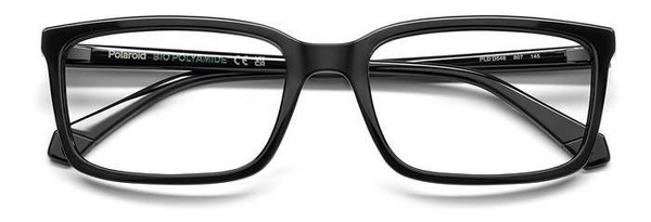 Polaroid PLD D546 807 Black Rectangular Men's Sunglasses