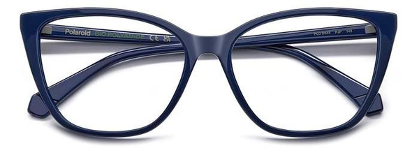 Polaroid PLD D545 PJP Women's Blue Rectangle Sunglasses