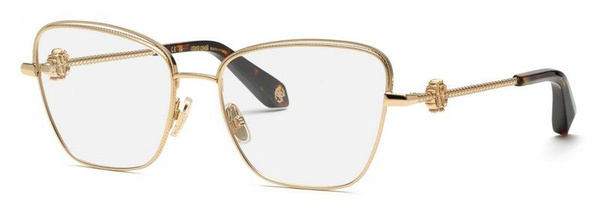 Roberto Cavalli VRC069V Aviator Sunglasses - Gold Metal Frame