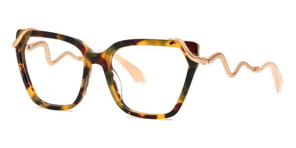 Roberto Cavalli VRC020M GGY Brown Butterfly Sunglasses