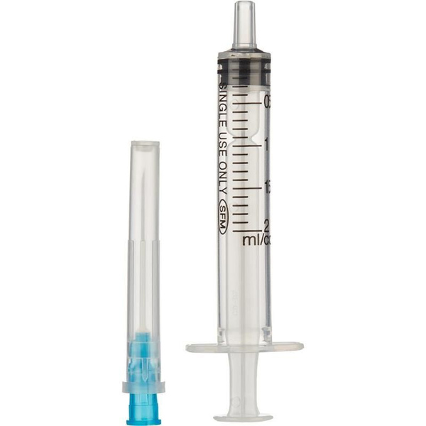 SFM 2ml 23G 3-Part Syringe (0.6x30mm, 10/pack)