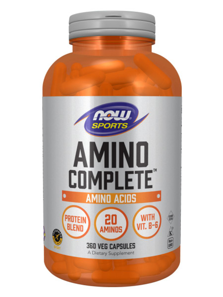 NOW Amino Complex Capsules - 360 Count, 965mg