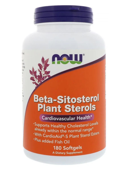 Beta-Sitosterol Plant Sterols 180 Capsules (1200mg)