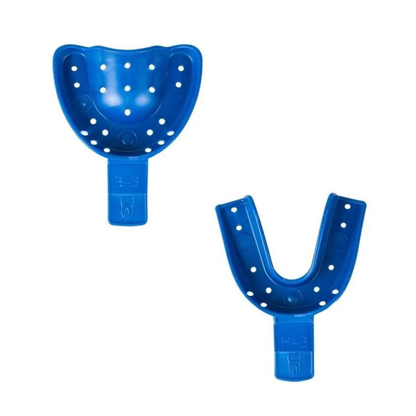 Omega Dent Upper Jaw Impression Spoon, Size 3 (Pair)