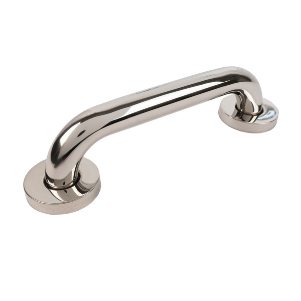 Delphinium 20cm Chrome Grab Bar for Bathroom & Toilet - Stainless Steel