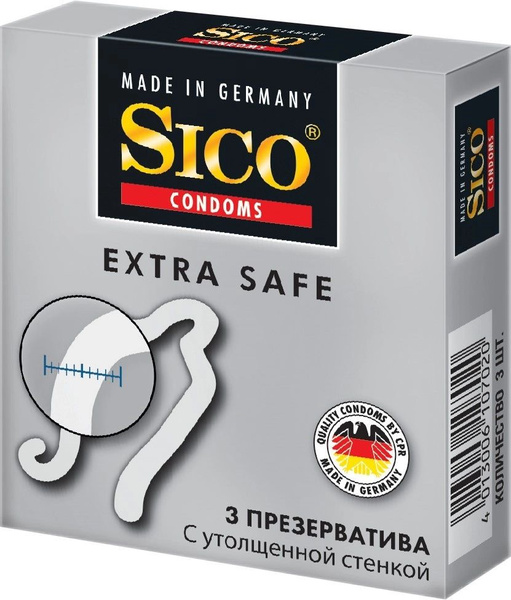 Sico Condoms #3 Extra Safe: Maximum Protection
