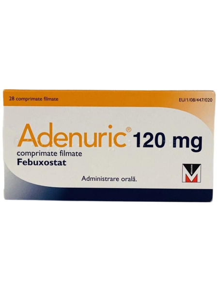 Adenuric 120mg Tablets (28 Count) - Turkey Pharmacy