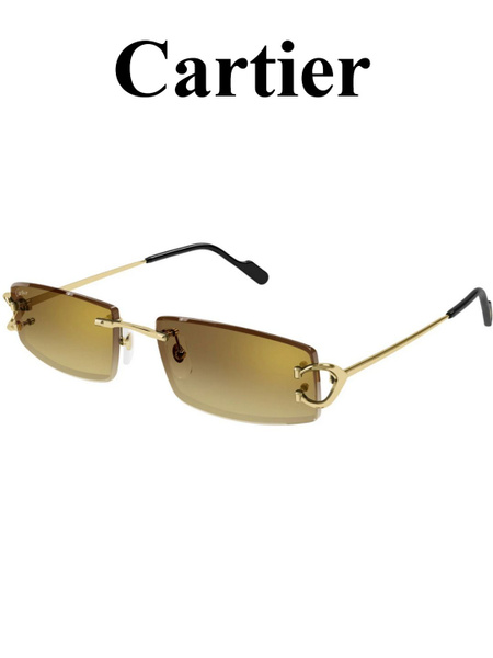 Cartier CT0465S Retro Sunglasses: Frameless & Full Rim for Men & Women