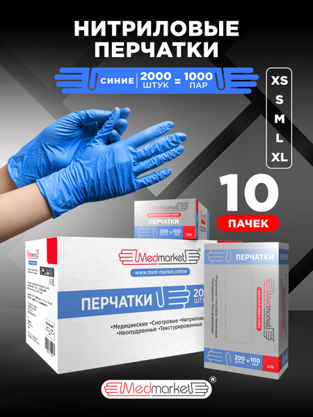 Nitrile Gloves Bulk: 100-Pack Box (Wholesale)