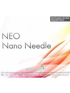 MesoTherapy Needles 30G x 13mm (100 Pack) - NEO Nano Needle